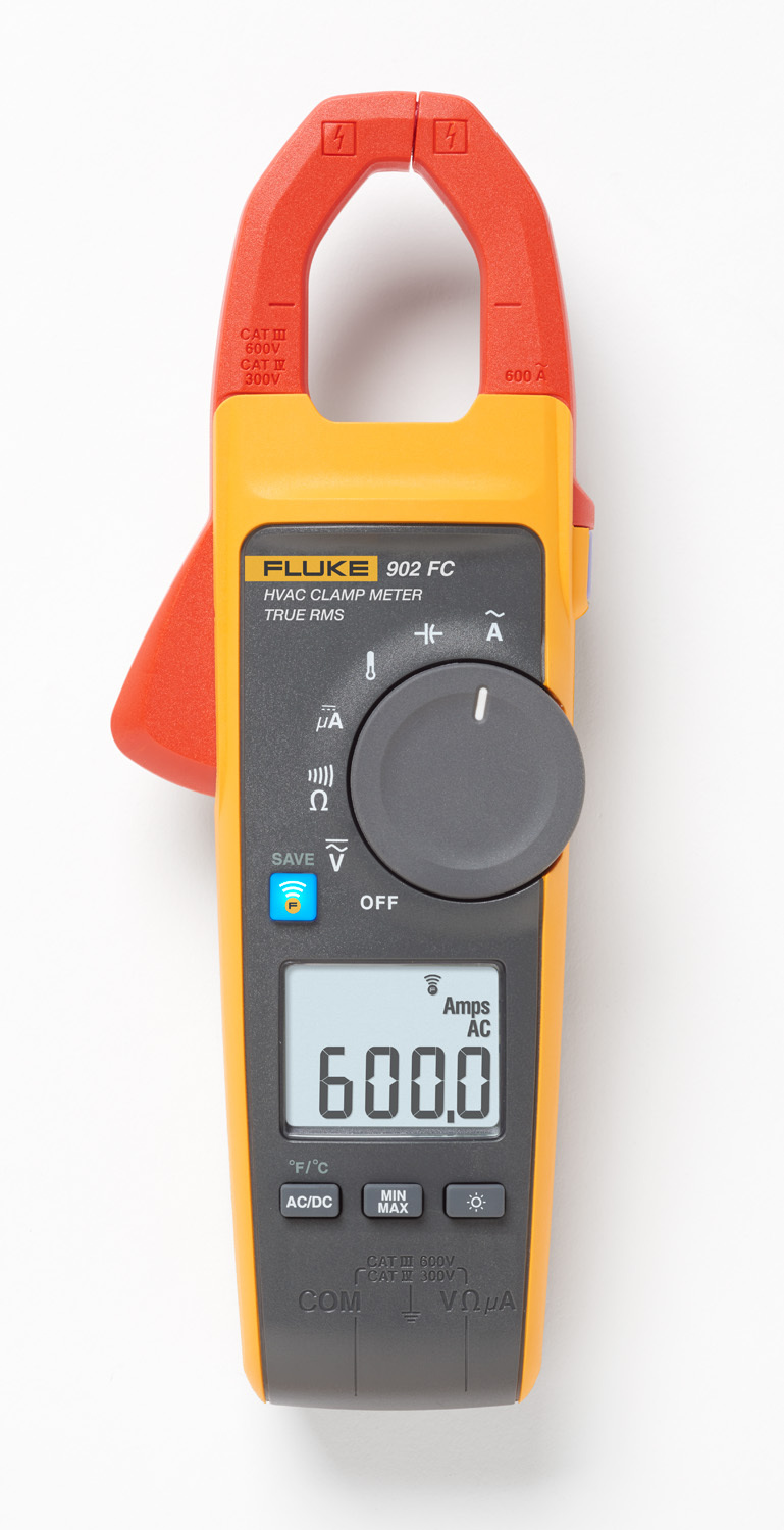 FLUKE-902FC True-RMS Wireless HVAC Clamp Meter