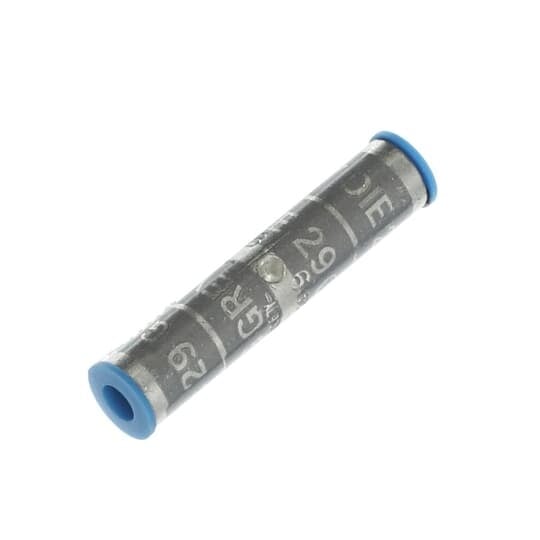 60507-TB Color-Keyed 2-Way Compression Splice Connector, 6 AWG Compact/Concentric/Stranded Aluminum/Copper Conductor, Die Code: 29, 1.63 in L, Aluminum
