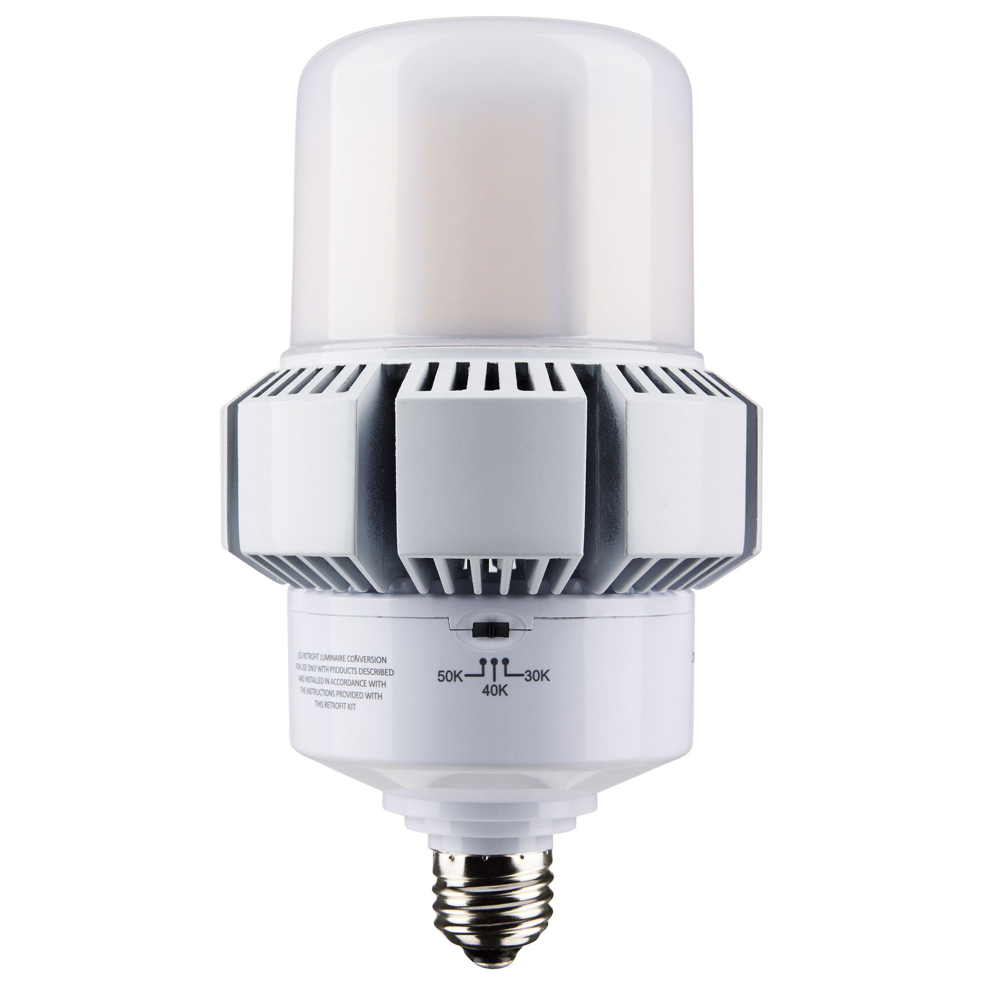 S13166 Hi-Pro Bulb, 32, 65 W, 400 W Incandescent Equivalent, E26 Lamp Base, AP37 Shape, 4420, 8450 Lumens