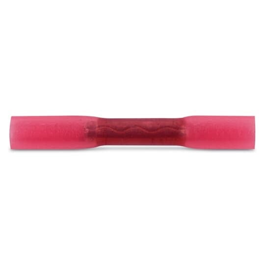 RAAS22X Sta-Kon RAS Heat Shrinkable Insulated Butt Splice Connector, 22 to 18 AWG Conductor, 1-1/2 in L, Copper, Red