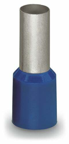 216-210 Bootlace Gastight Sleeve Ferrule, 6 AWG, 8.8 mm ID x 9.6 mm OD Barrel, 600 V AC