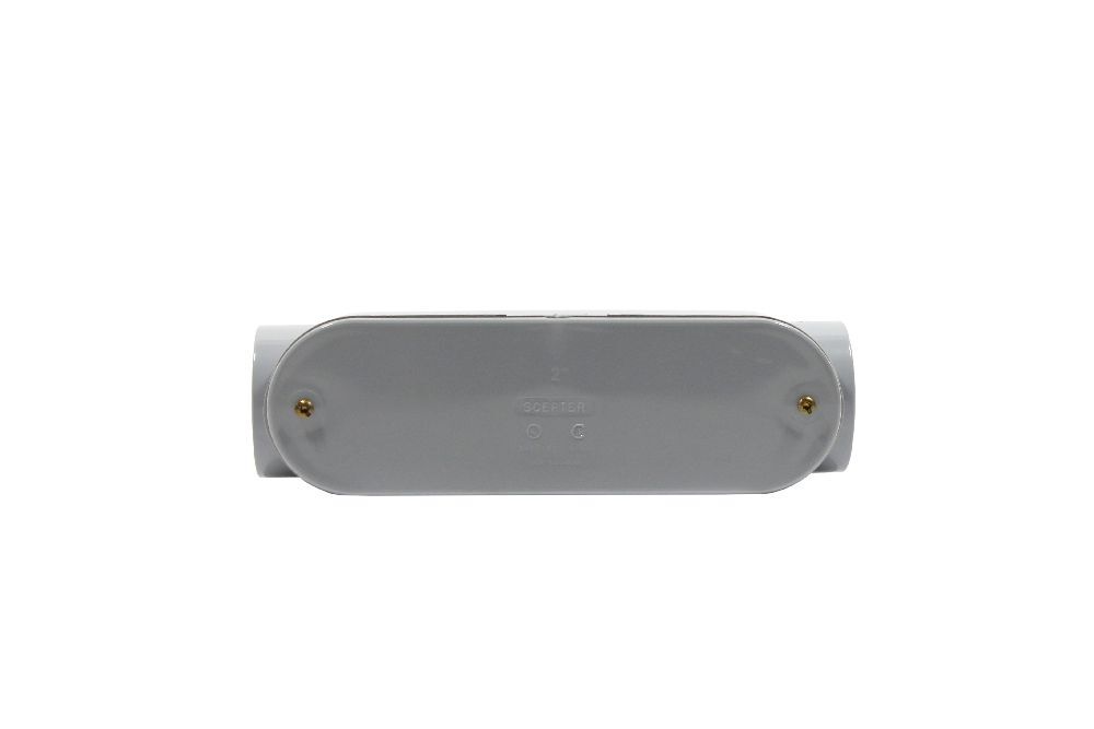 SC80S Type-C Conduit Fitting, 3 in Hub, PVC