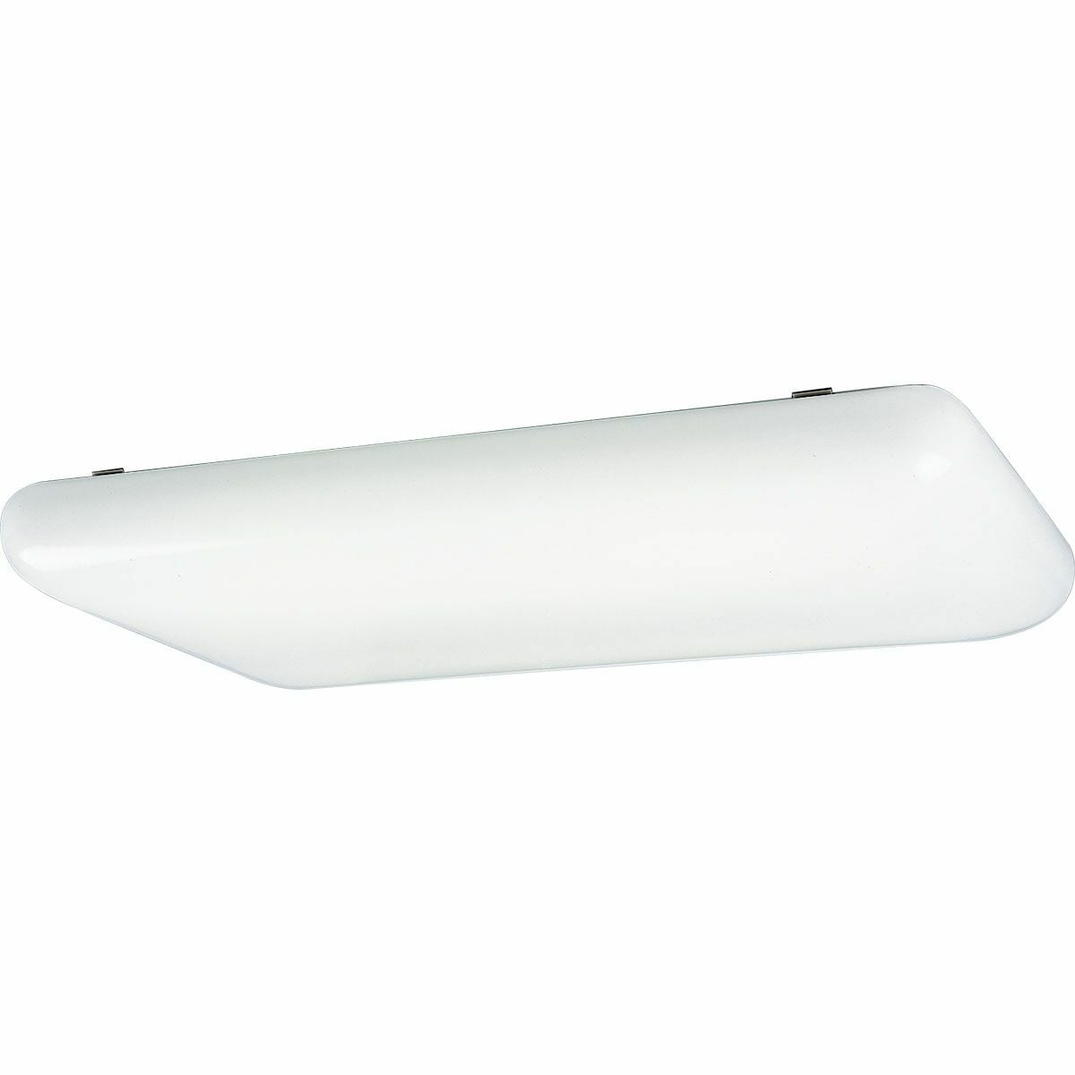 P7280-60EB Contemporary/Modern Modular/Transitional Ceiling Fixture, (4) T8 Lamp, 120 VAC, White Housing