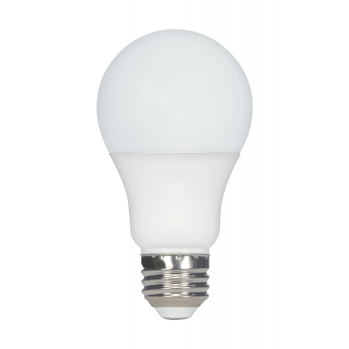S11408 Type A Non-Dimmable LED Lamp, 9.8 W, 60 W Incandescent Equivalent, E26 Lamp, A19 Shape, 800 Lumens
