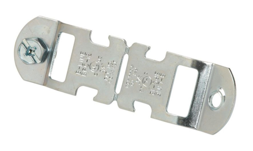 BPC-20 2-Piece Break Apart Conduit Clamp, 1-1/4 in Conduit, 200 lb Load, Low Carbon Steel