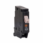 Eaton CH thermal magnetic circuit breaker,Type CHF 3/4-Inch standard circuit breaker,10 A,10 kAIC,Single-pole,120/240V,CHF,Trip flag, common breaker trip,(1) #14-8 AWG, (2) #14-10 AWG Cu/Al,Q1,CHF,Type CH Loadcenters