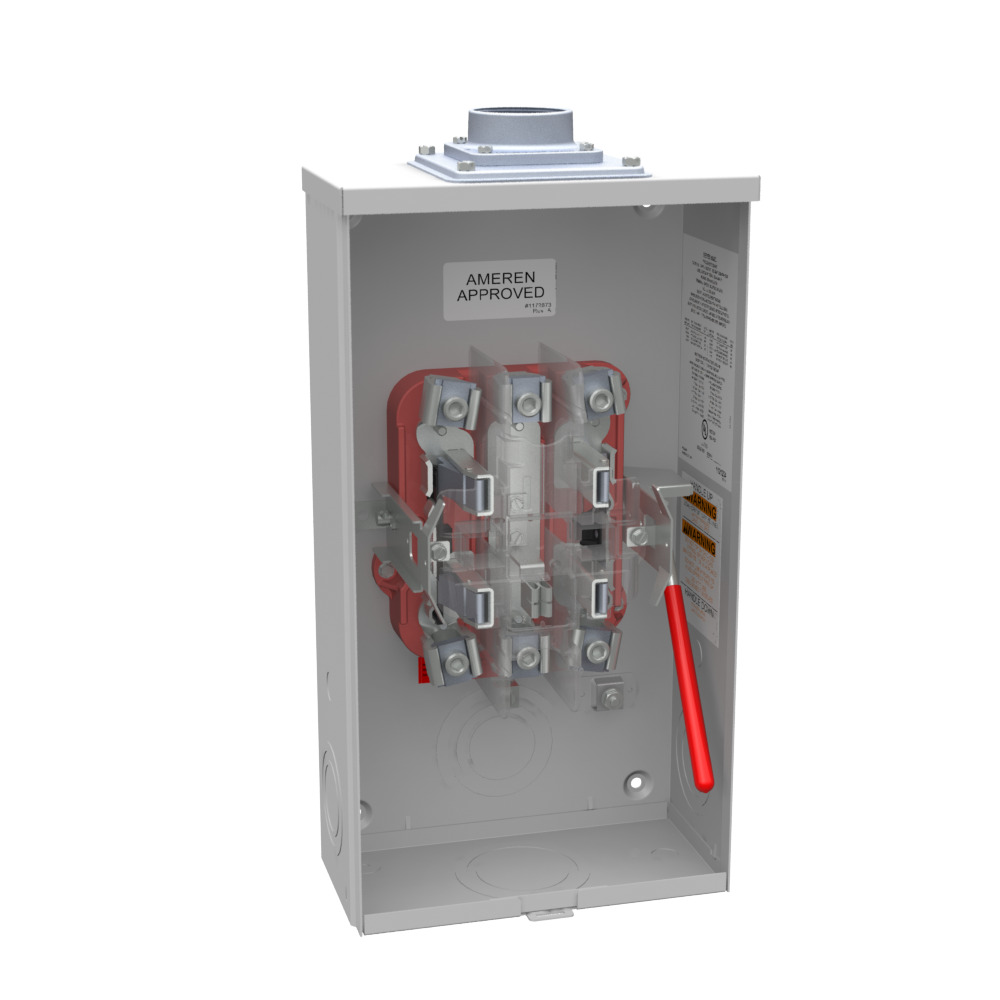U9550-RDL-QG-AMS 5 Term, Ringless, 2 inch Hub, Lever Bypass, Ameren