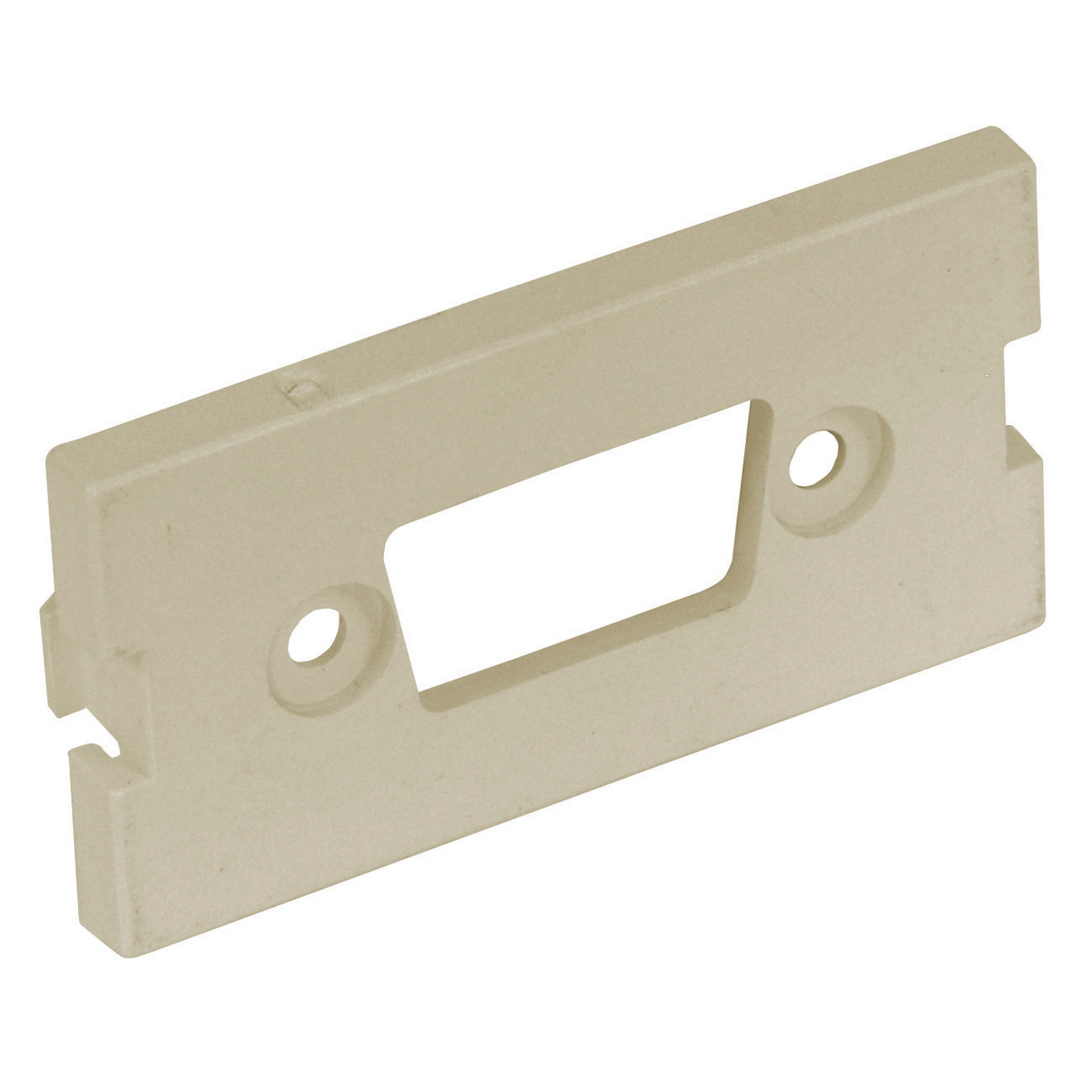 IMBDS1EI 1-Unit HDMI Blank Horizontal Unloaded A/V Module, Snap-Fit Mount, ABS, Electric Ivory