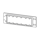 Switch Box Cover, Multigang, Appleton, Type: 3/4" raised device cover, six-gang, Dimensions: 14-1/8" x 4-9/16", Volume: 30.8 Cubic Inch, UL Standard: 514A, UL Listed: E2527, NEMA: OS-1