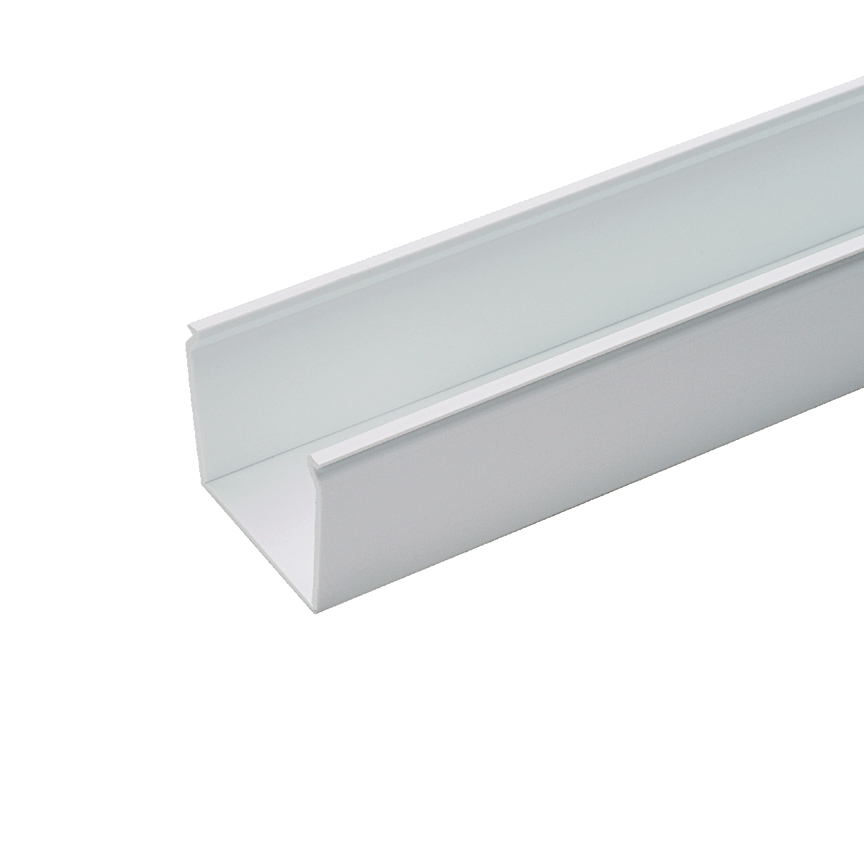 FS2X1.5WH6 Type FS Solid Wall Wiring Duct, 2 in W x 1-1/2 in D, PVC