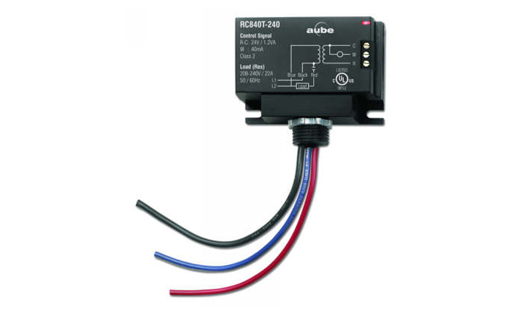 TRANSFORMER RELAY 240V-24V 6000W PER POLE 25AMP 2 CIRCUIT, WITH A 24V - 208/240V TRANSFORMER