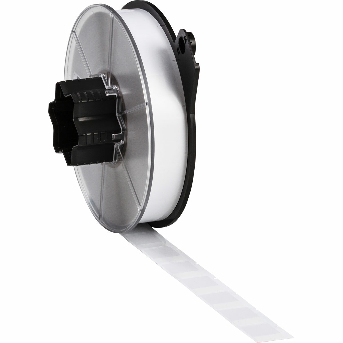 WRAP-4-427 Wraptor Colored Rectangular Self-Laminating Write-On Marker Label, 1-1/2 in L x 1 in W, Colored Write-On Area Legend, Clear/White, B-427 Vinyl