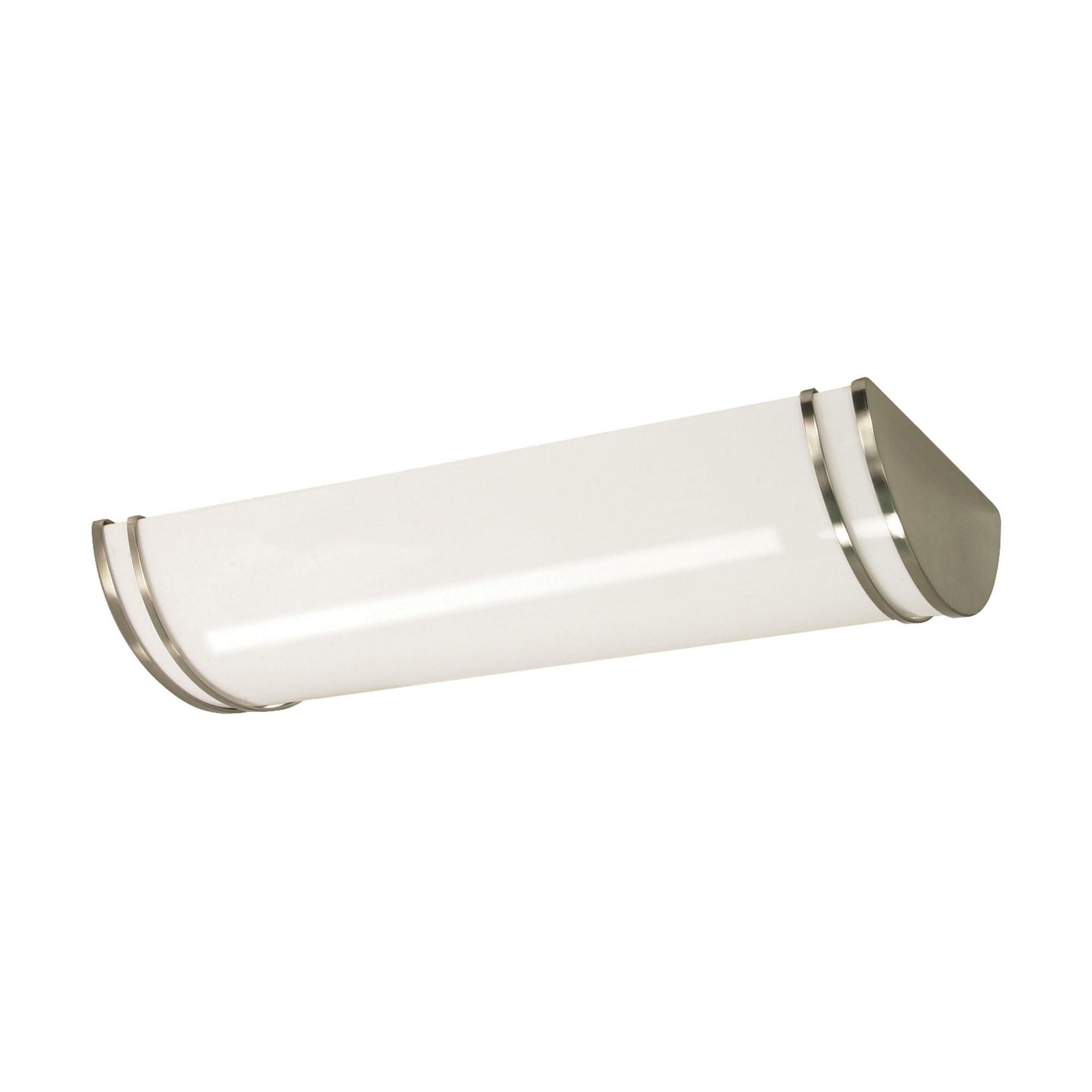 62-1639 Nuvo Flush Mount, 120 V, Brushed Nickel Housing