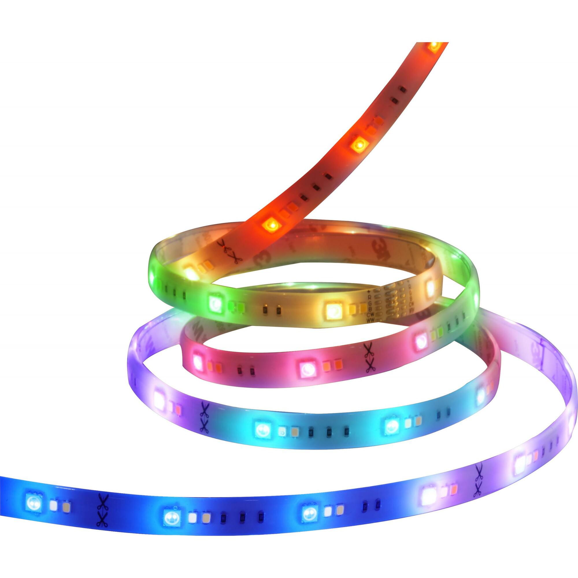 S11263 Starfish LED RGBW Strip Light, 20 W Fixture, 120 V AC, White Housing