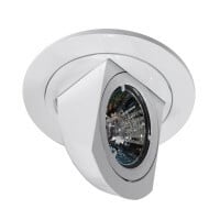 14011WH Retractable Wall Wash Trim, 2 in ID x 5 in OD, Halogen Lamp, For Use With 14000A, 14101AR, 14000AET, 14101ARET, 14102A and 14102AET 4 in Housing, Aluminum