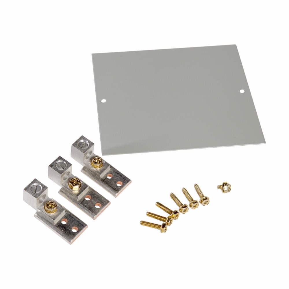 LUGKIT100 1/3-Phase Main/Feed-Through Lug Kit, 14 to 1/0 AWG, For Use With 3-Phase PRL1A and PRL2A Panelboard
