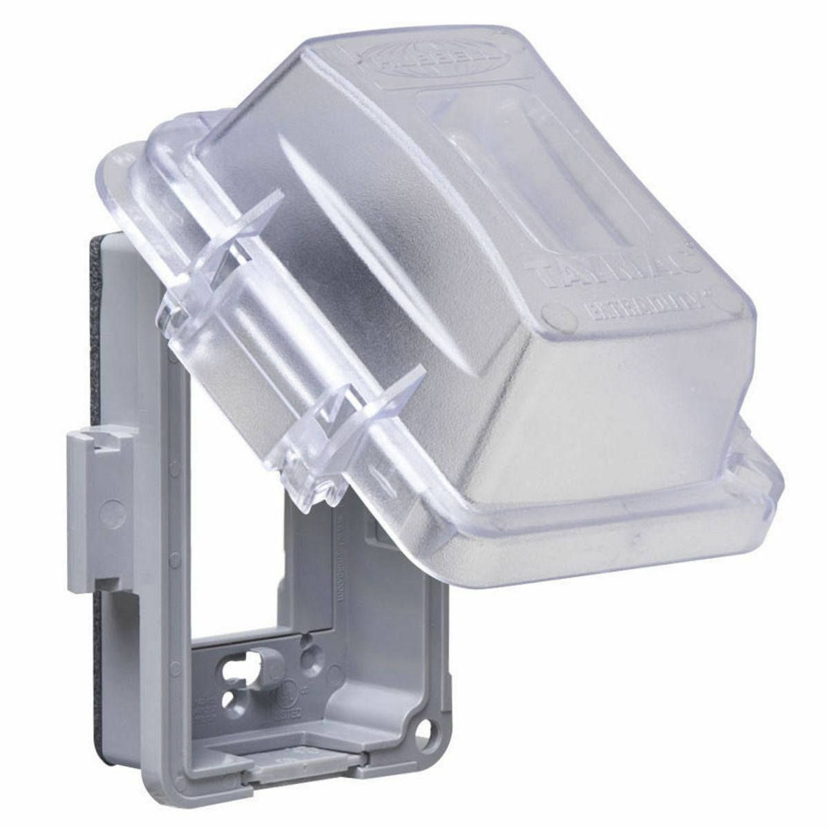 MM420C Extra Duty Non-Metallic Standard While-In-Use Cover, 5.9 in L x 4.18 in W x 2-3/4 in D, Polycarbonate