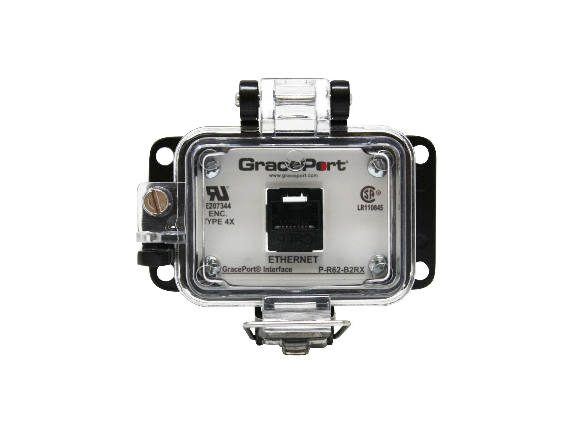 P-R62-B2RX Bulkhead Panel Interface Connector, Aluminum Housing