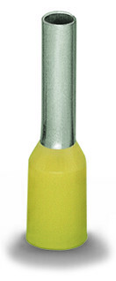 216-205 Insulated Ferrule, 14 AWG Conductor, 8 to 14-1/2 in L, Yellow