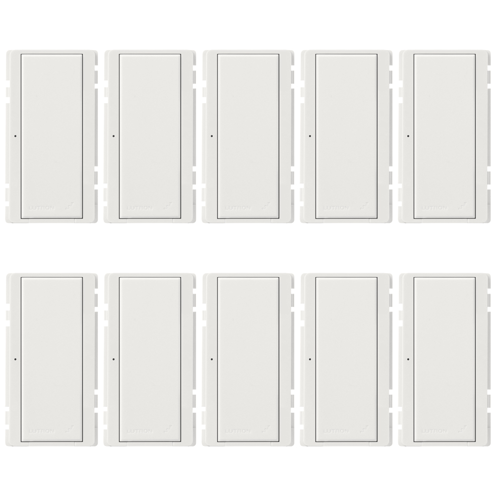 RK-S-10-WH Replacement Button Kit for Designer-Style Maestro Dimmer Switch, White, 10 pack