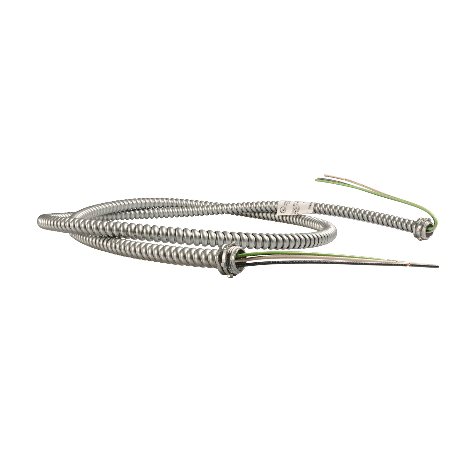 Metallic Whip SW 10 14/3 STR BK/W/GN 250PC.DR.W/LN