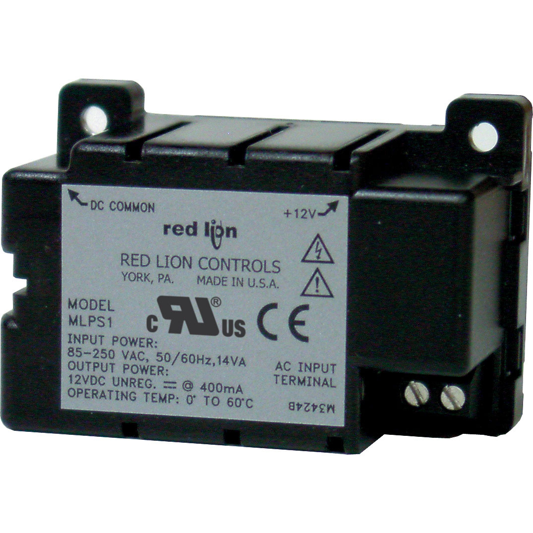 MLPS1000 Micro Line DC Power Supply, 85 to 250 V AC Input, 12 VDC Output, 400 mA