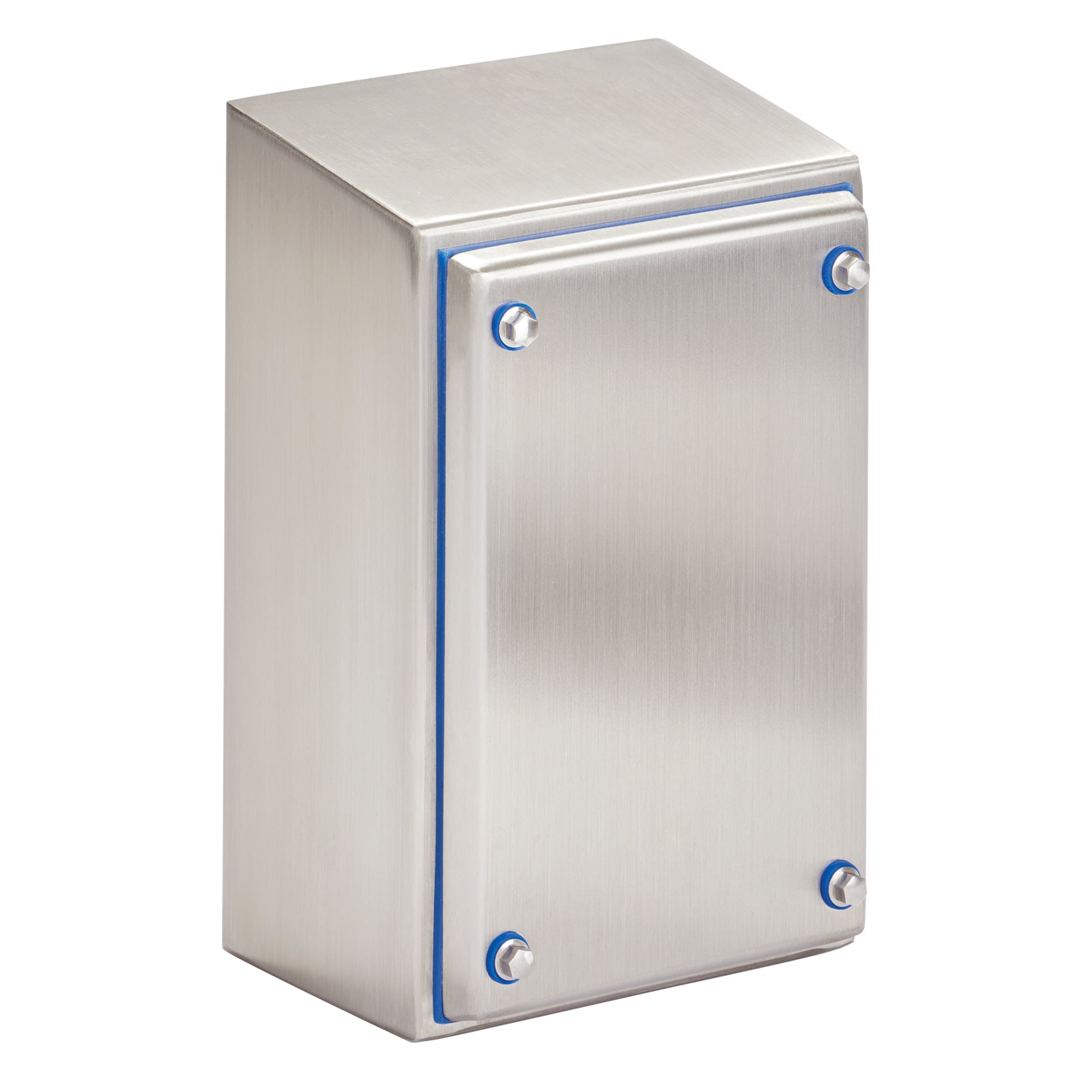HSDS151208SS HyShed HS1 Hinge Cover Enclosure, 15 in L x 12 in W x 8 in D, NEMA 4/4X/12 NEMA Rating, 304 Stainless Steel