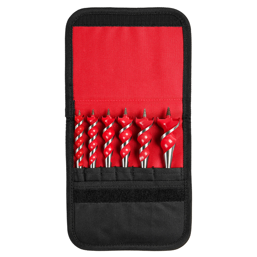 48-13-0600 Speed Feed Wood Drill Bit Set, 6 Pieces
