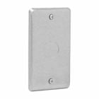 Eaton Crouse-Hinds series Utility Box Cover, (1) 1/2", Steel