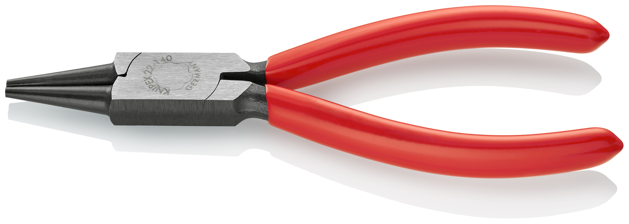 Round Nose Pliers, 5 1/2 in., Non-Slip Plastic
