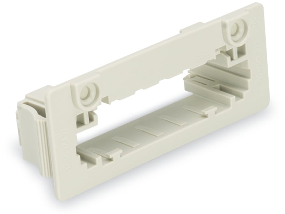 831-305 Snap-In Frame, Polyamide, Light Gray