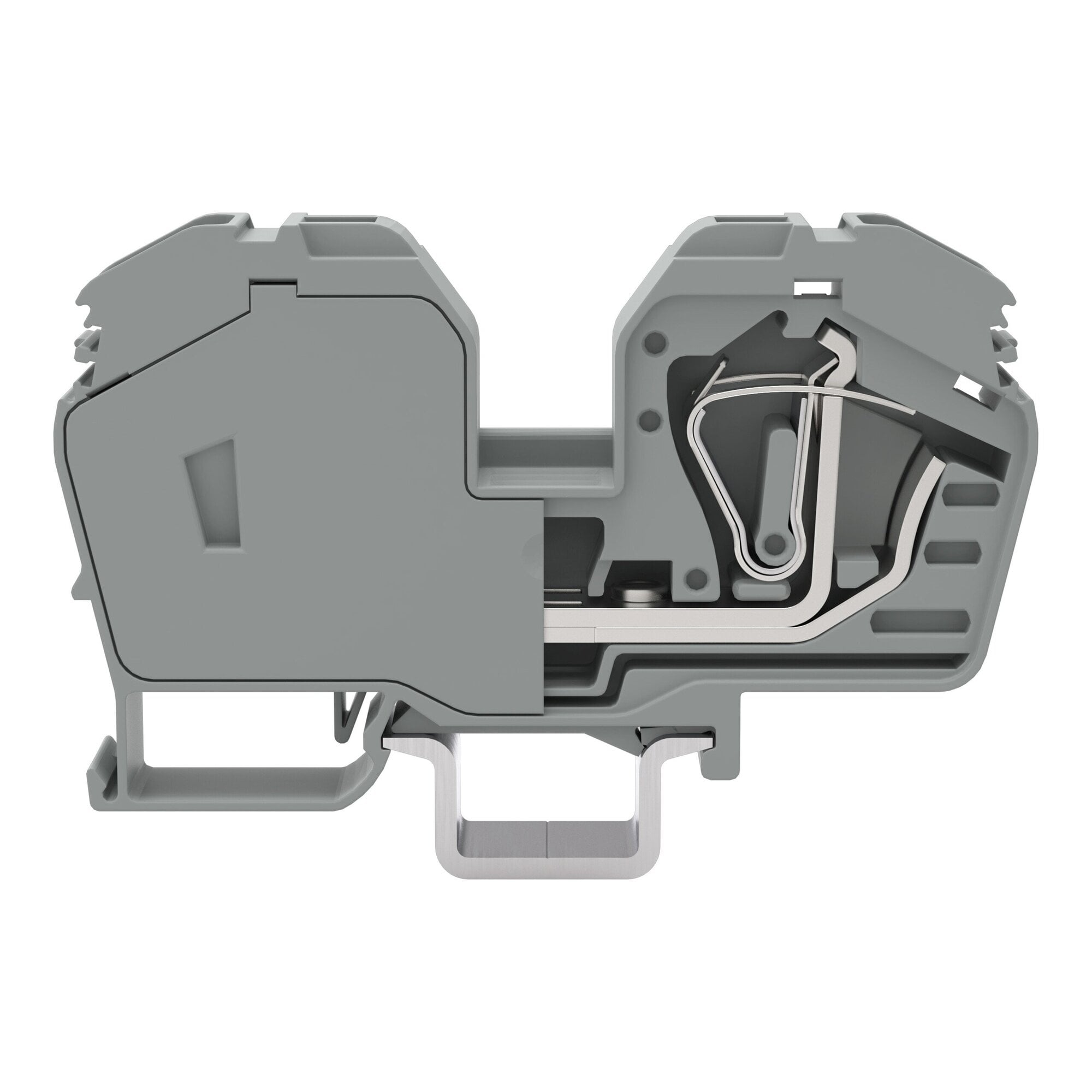 285-635 Operating Tool Conductor Terminal Block, 1 kV, 125 A, 10 to 2 AWG Wire, 1 Poles, DIN Rail Mount
