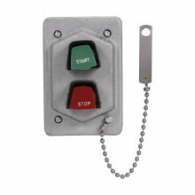 DS171 Raintight Pushbutton Switch Cover, Feraloy Iron Alloy