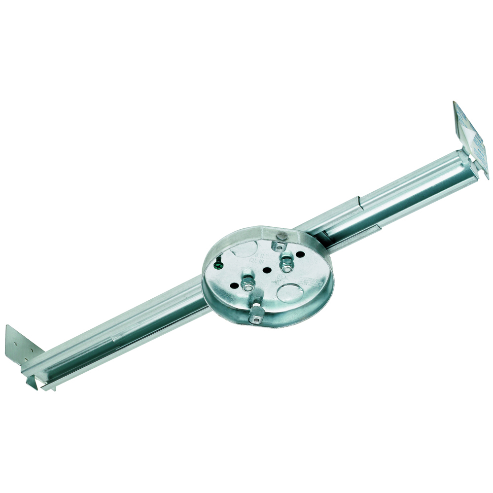 77702 Slide Fan Support Heavy Duty Slide With Shallow Box, rotating dual support for 16-24-inch spans 24-Pack