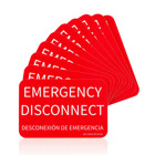 EMERGENCY DISCONNECT LABEL