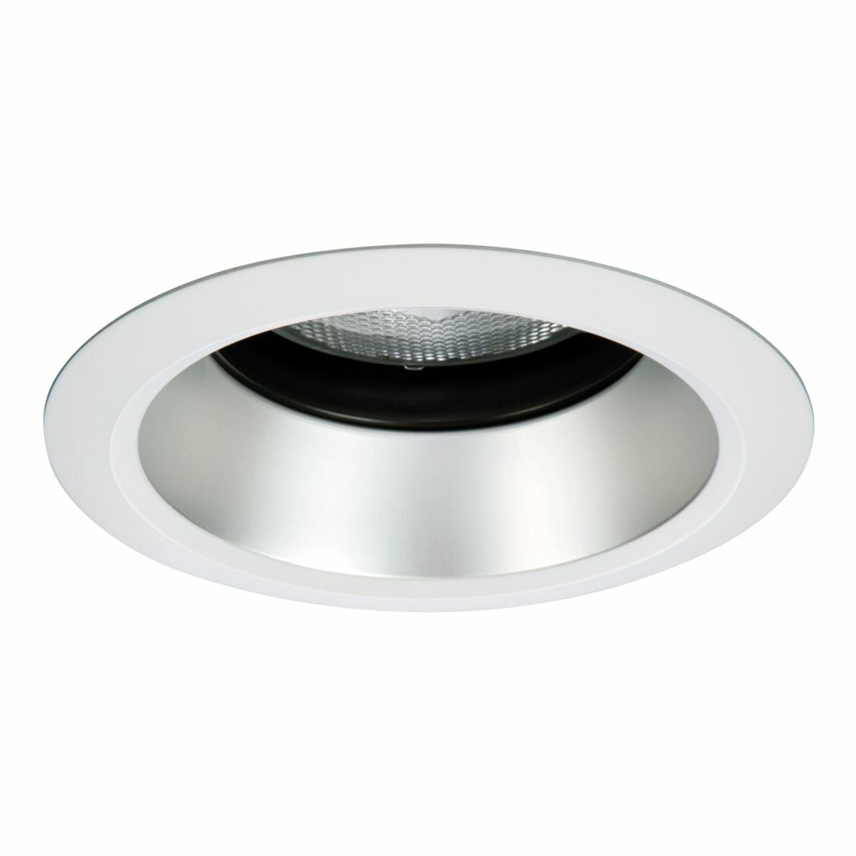 5222H Halo Adjustable Self-Flanged Regressed Trim, 5 in ID x 6-5/8 in OD, Incandescent Lamp, For Use With H5ICAT, H5RICAT, E5ICAT, E5RICAT, H25ICAT, H5ICATNB, E5ICATNB, H25ICATNB, H5T, H5RT, E5TAT, E5RTAT, H5TNB, E5TATNB Housings