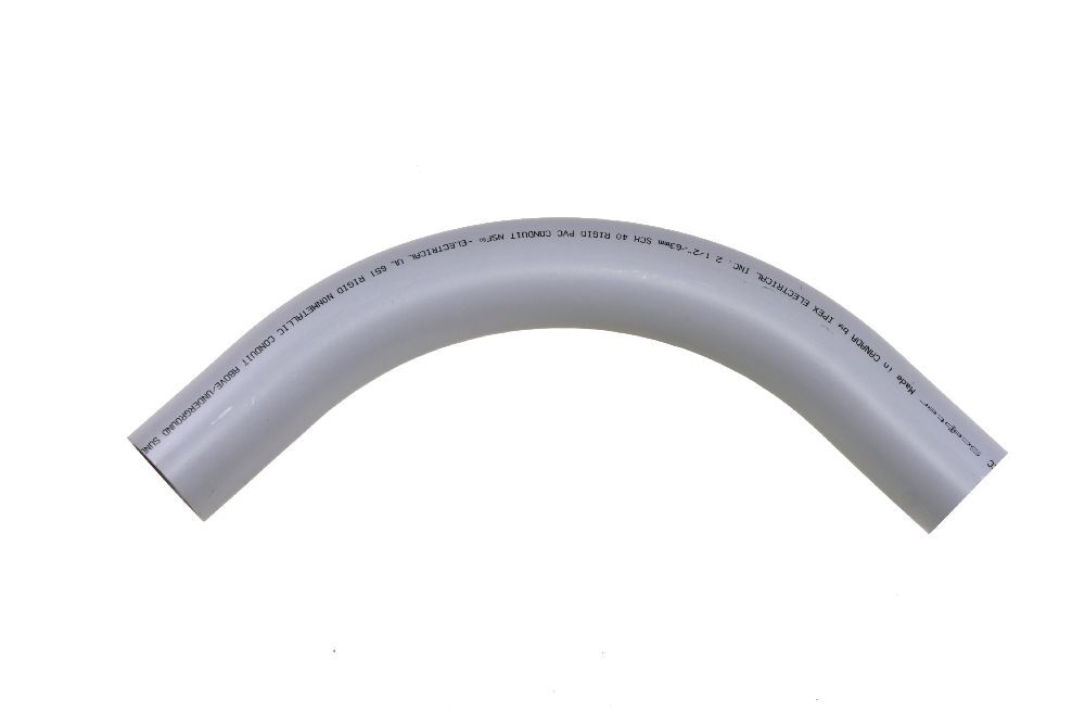 2 1/2"x90D PVC STD ELBOW SPxSP SCH40 SCEPTER/KRALOY