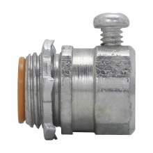 456US Setscrew Conduit Connector, 2-1/2 in Trade, For Use With EMT Conduit, Steel, Zinc Electroplated