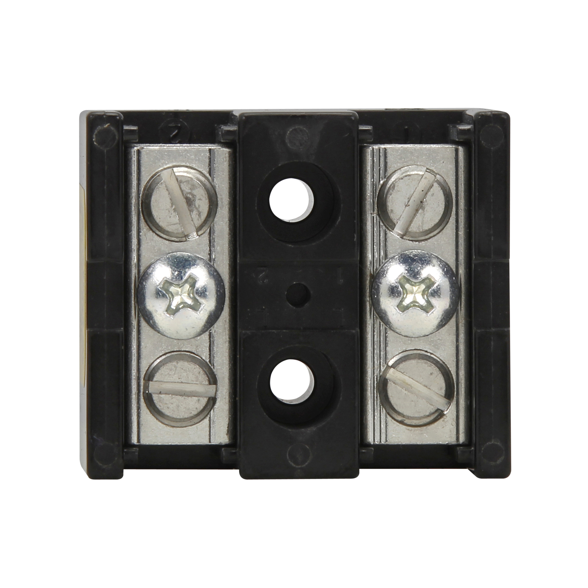 Eaton Bussmann series power terminal block, 600 Vac, 600 Vdc, 115A, Power terminal block, Two-pole, SCCR: 10 kA