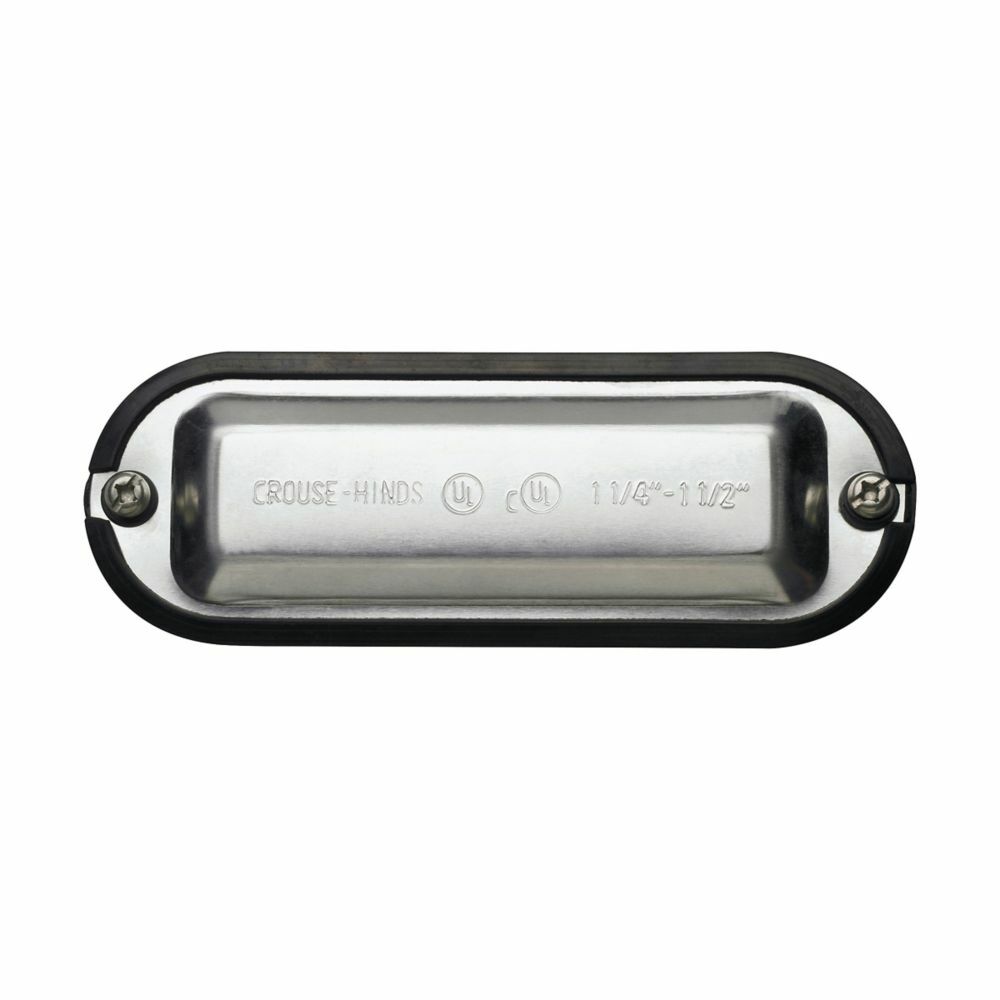 950G Condulet Integral Gasket Cover With Integral Gasket, 3-1/2 in, 4 in Hub, For Use With Condulet Rigid/IMC/EMT Bodies, Die Cast Copper-Free Aluminum, Epoxy Powder Coated