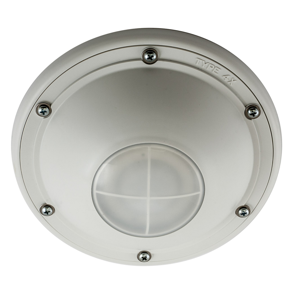 ACIPE Protective Enclosure, For Use With Passive Infrared Ceiling Mount Sensor, 6000 Cycles Minimum Operating, 32 to 104 deg F, Wire Leads Connectors, Threaded Mount, NEMA 4X Enclosure, White