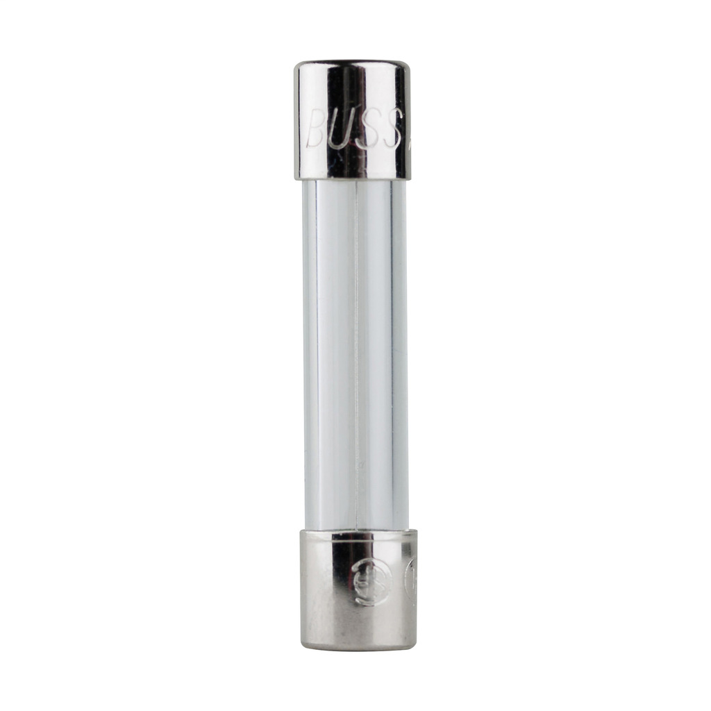 AGC-1/4-R Small Dimension Fast Acting Fuse With Nickel Plated Brass End Cap, 0.25 A, 250 V AC, 35 A, 10 kA Interrupt, Cylindrical Body