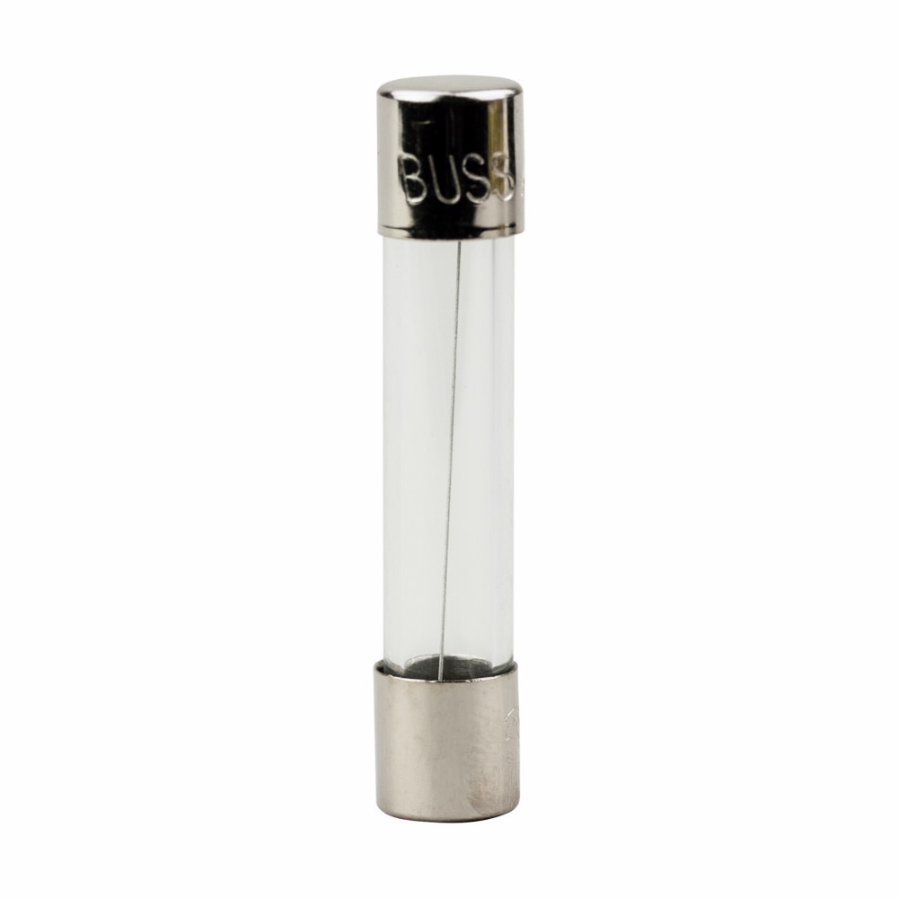 AGC-3/8-R Small Dimension Fast Acting Fuse With Nickel Plated Brass End Cap, 0.375 A, 250 V AC, 35 A, 10 kA Interrupt, Cylindrical Body