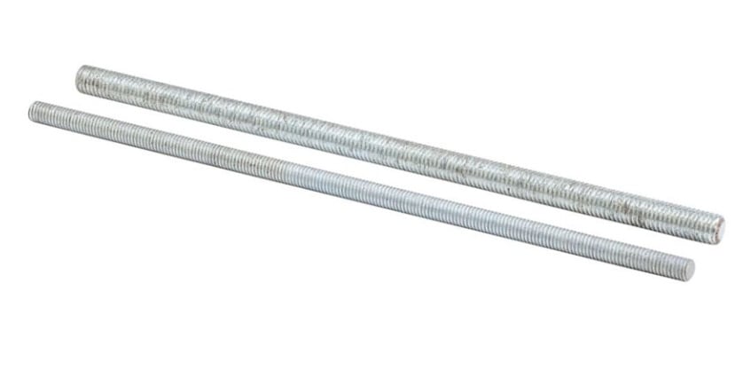all threaded rod, 120" H x 0.5" D, Steel, 1350 Lbs load cap,13" thread length