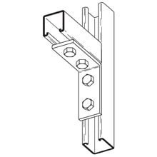 B115YZN Corner Angle, 4 Holes, 3-3/4 in W x 1/4 in THK