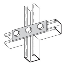 B141HDG Splice Plate, 3 Holes, 5-3/8 in W x 1/4 in THK