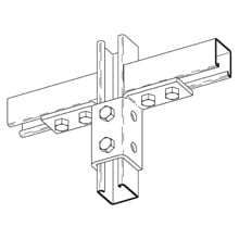 B273SS4 Double Wing Connection, 10 Holes, 9-3/16 in W