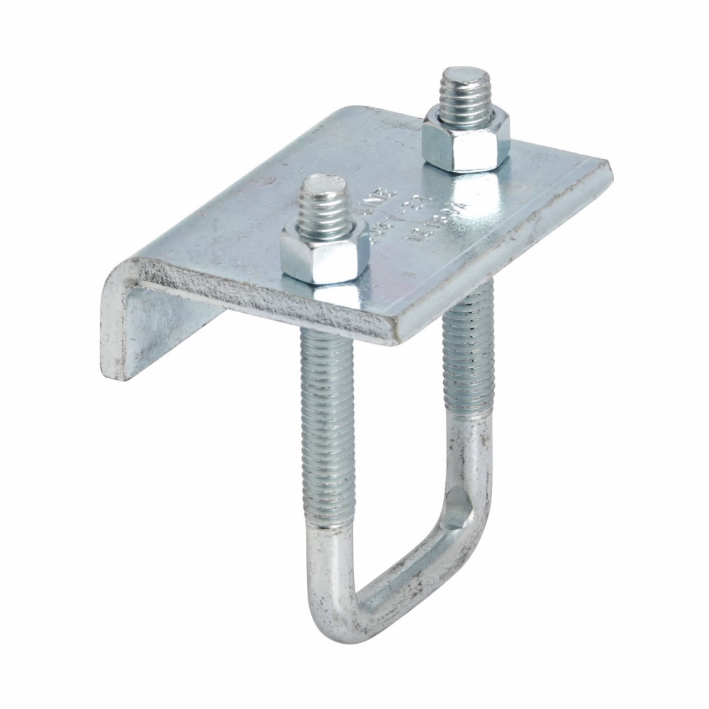 B441-22SS6 Beam Clamp, 13/16 to 15/8 in Channel, 3/4 in THK, 1200 lb Load, 316 Stainless Steel