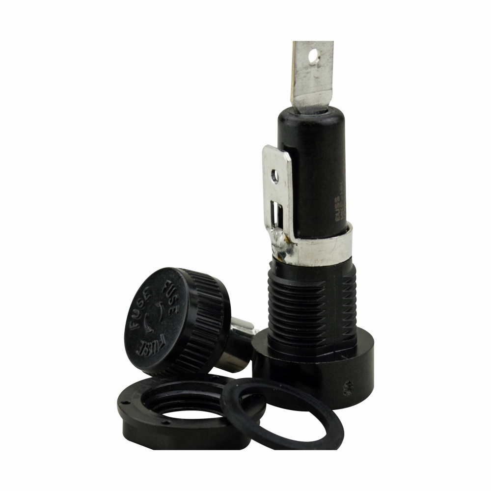 BK/HKP-HH Standard Fuse Holder, 250 V AC, 15 A, 1 Poles