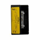 Eaton Bussmann series power terminal block, 600 Vac, 600 Vdc, 150 A, Single-pole, 1/4 Inches-20 TPI X 3/4 Inches Stud (Line/Load), SCCR: 10 kA, Black, Molded Thermoplastic Base, Tin-plated aluminum connector